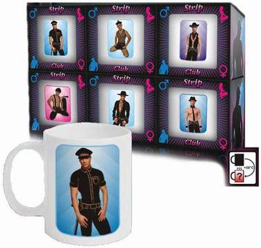 Закачлива чаша за кафе „Стриптийз мъже“ 300ml.