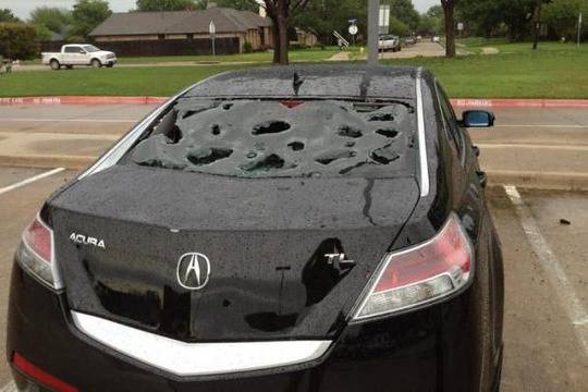 Щетите от градушка понякога са брутални