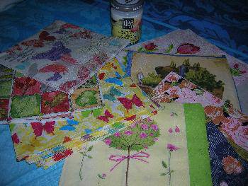 лепило за декупаж на текстил и салфетки