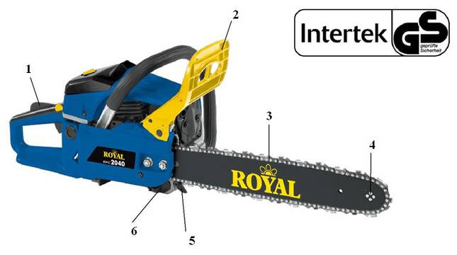 Резачка за дърва – моторен трион Einhell RPC 2040