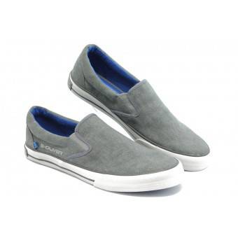 Мъжки спортни обувки без връзки S. Oliver 14600 сиво