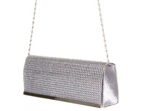 Дамска чанта сребро