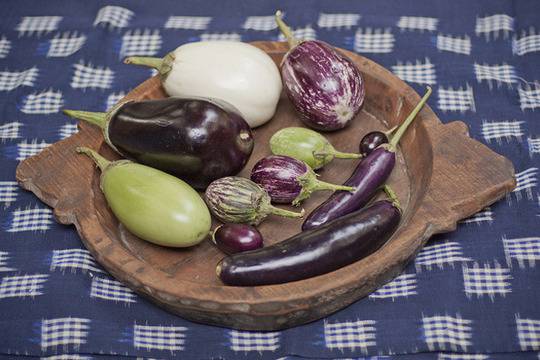 Дръжки от патладжан за лечение на хемороиди