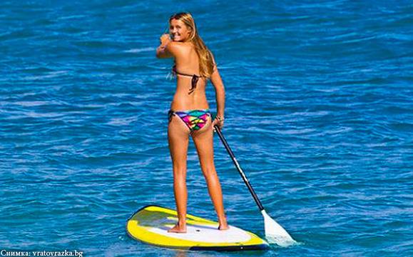 Организират състезание по сърф с гребло в Сарафово