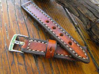 Каишка от естествена кожа за часовник