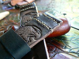 Каишка от естествена кожа за часовник