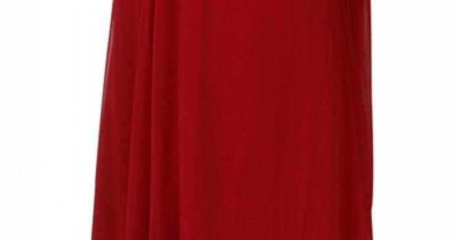 Елегантна Тъмночервена Дълга Вечерна Рокля