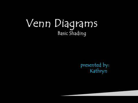 Диаграмата на Джон Вен – И теорията на множествата, вероятносттите, Basic Venn Diagram