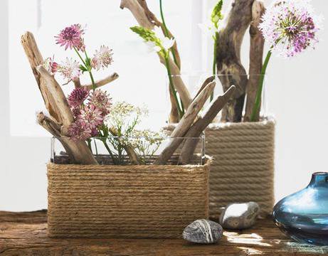 Интересни идеи за декорация от въже