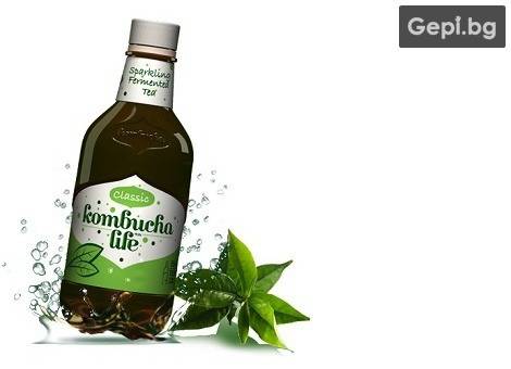 Детоксикираща терапия за лице Kombucha и лечебна напитка Kombucha life.