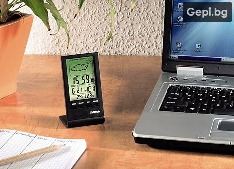 Настолна метеорологична станция HAMA TH-100!