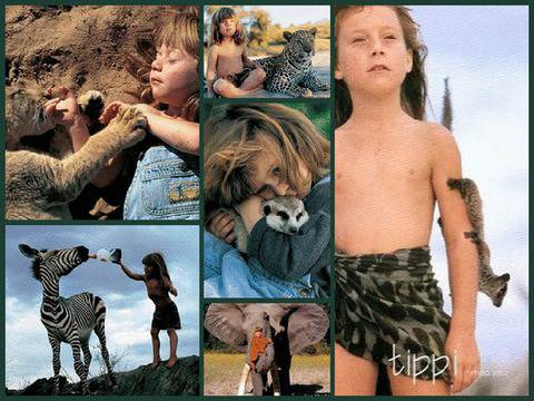 Момичето, израснало сред дивите животни (ВИДЕО)