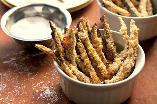 Паниран печен патладжан