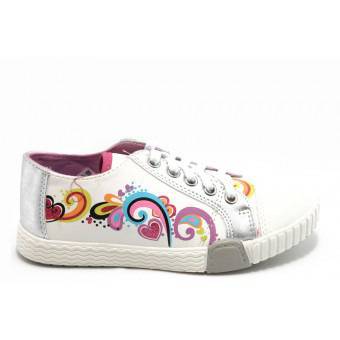 Детски полу-кецове с връзки РЛ 11085