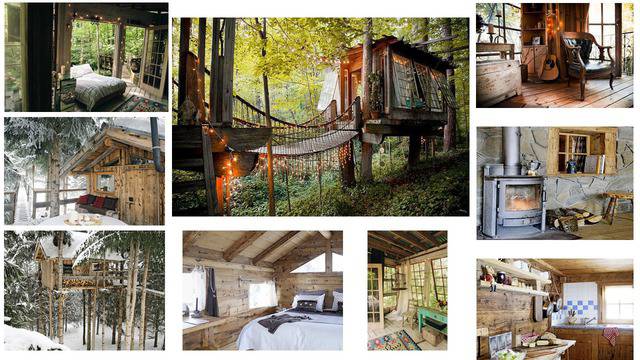 Дървена къща-мечта (СНИМКИ)