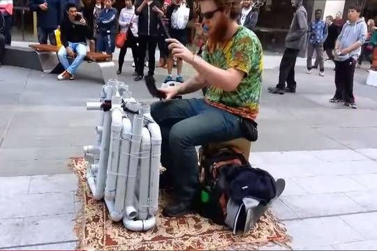 Музика от PVC тръби