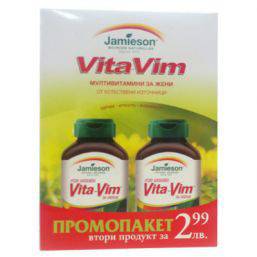 Джеймисън витамини за жени Vita-Vim ПРОМОПАКЕТ 2оп х60бр
