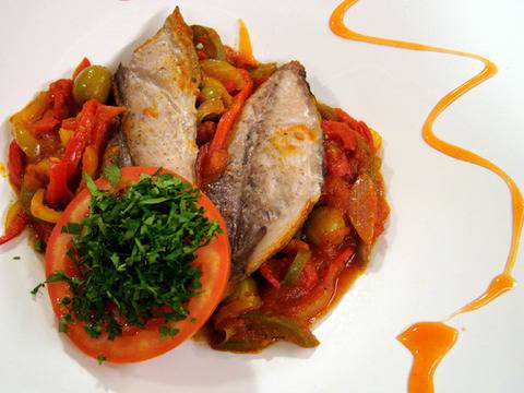 Риба тон с чушки