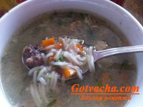 Супа с агнешки дреболии