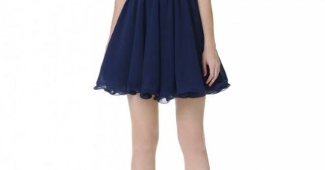 Елегантна Бална Рокля Тъмносиня с Бяла Дантела Супер Секси