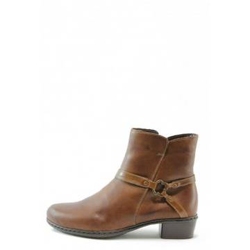 Дамски боти кафяви на нисък ток Rieker 0762кKP