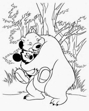 Детски свят: Картинки за оцветяване „Мики и Маус“ /21картинки/