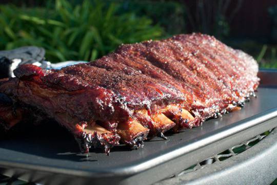 Печени ребра със соев сос