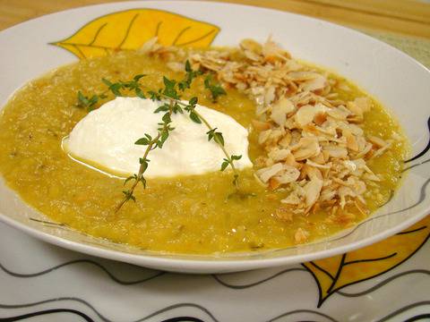 Есенна супа от печени зеленчуци