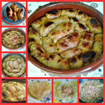 Зелеви сармички на фурна