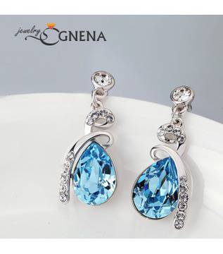 Обеци Аквамарин