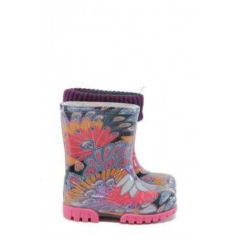 Бебешки гумени ботуши МА 0038 паун