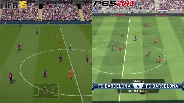 Fifa 15 Vs Pes 2015 – Gameplay