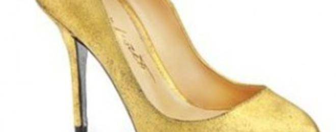 За маниаците на обувки вече има и златни