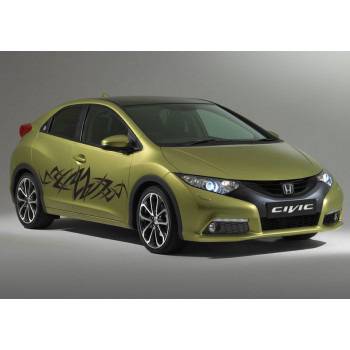 Татуировка за автомобил от фолио за калници и врати