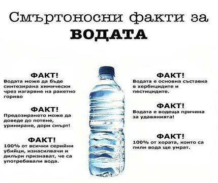 Ужасяващи факти за водата :)