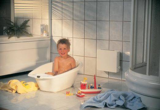 Отопление ADAX за баня