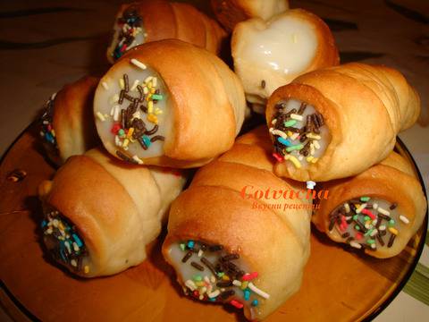 Фунийки с крем