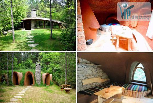 Райско кътче за почивка в планината! Еднодневен пакет в глинена еко къща за двама във Ваканционно Селище Омая