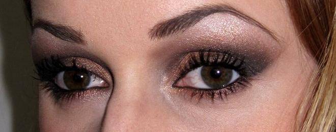 Златисто-бронзов грим