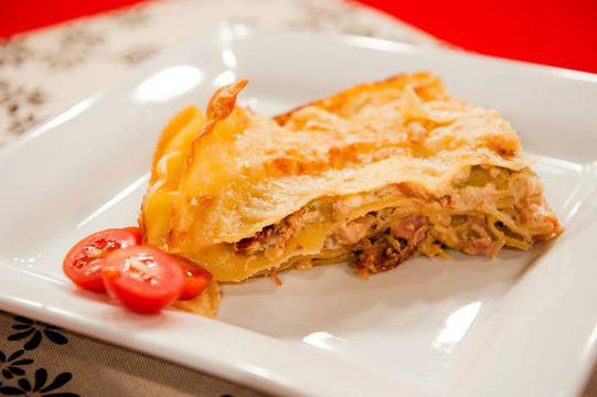 Лазаня с аспержи