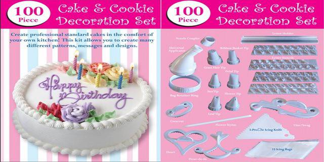 Cake Decorating Kit комплект от 100 части за декорация и украса на торти на ТОП цена!