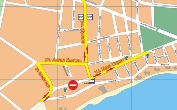 Затварят част от ул. „Княз Борис I“ в Поморие