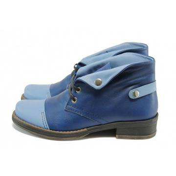 Анатомични дамски боти сини ГА 781-17 синKP