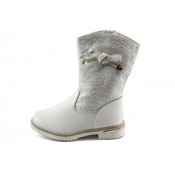 Детски ботуши анатомични КА L413 бялKP