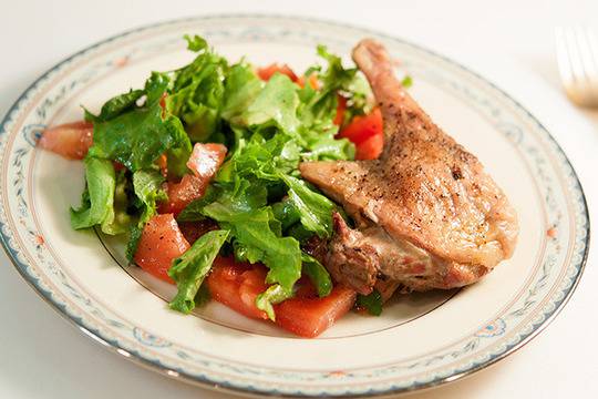 Печени пилешки бутчета с бира