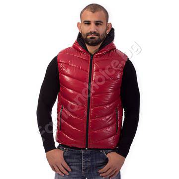 Мъжка грейка с качулка и джобове в четири цвята