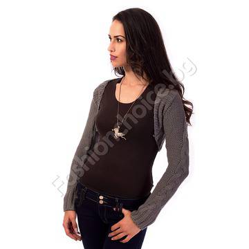 Плетени ръкави-болеро в сиво, бяло или черно