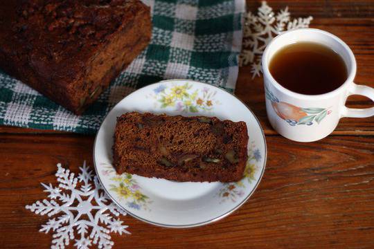 Шоколадов кекс с орехи и бадеми