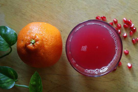 Фреш от портокал с нар здравословно