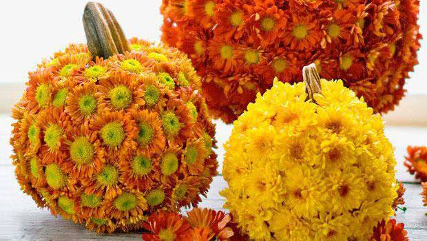 Декорация с тикви